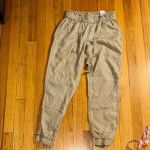 Hollister Light Brown Jogger Pants